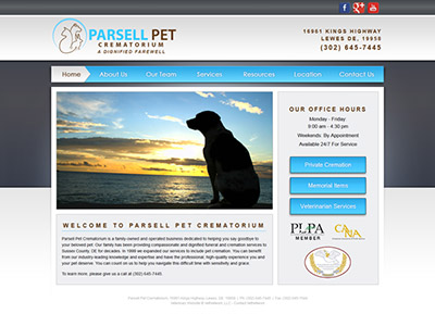 veterinary website design