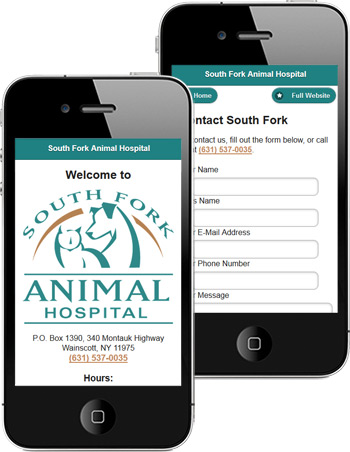 mobile veterinary website